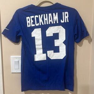 The Nike Tee- NY Giants  - Beckham Jr #13 Player Tshirt Youth M